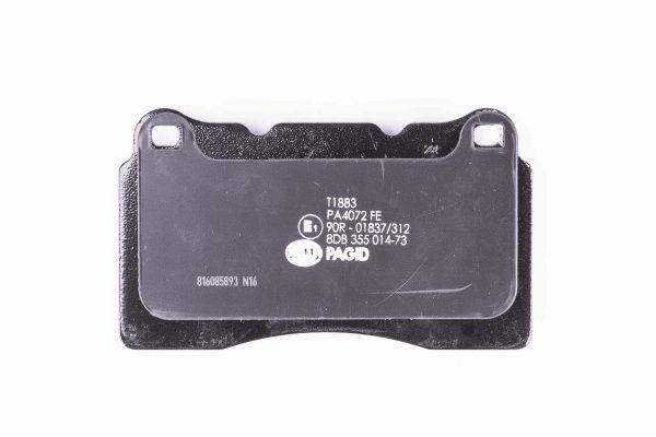Brake pad set Hella 8DB 355 014-731