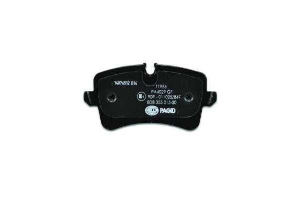 Brake pad set Hella 8DB 355 015-201