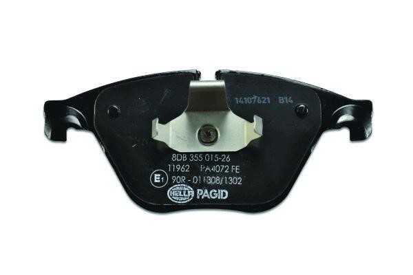Brake Pad Set, disc brake Hella 8DB 355 015-261