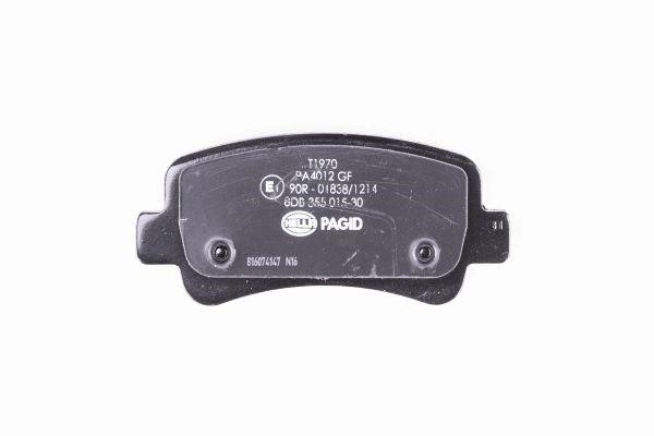 Brake pad set Hella 8DB 355 015-301