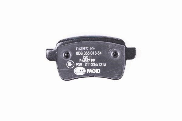 Brake pad set Hella 8DB 355 015-541