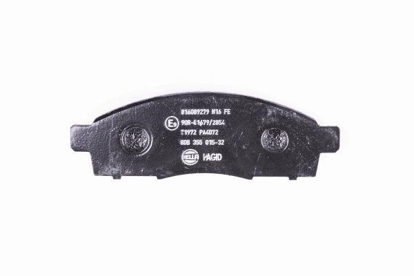 Brake Pad Set, disc brake Hella 8DB 355 015-321