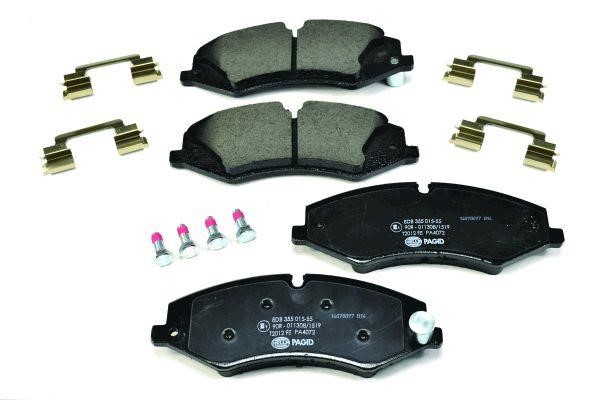 Hella 8DB 355 015-551 Brake Pad Set, disc brake 8DB355015551