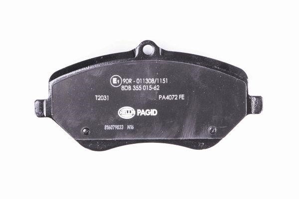 Brake Pad Set, disc brake Hella 8DB 355 015-621