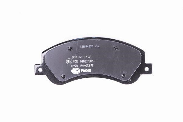 Brake Pad Set, disc brake Hella 8DB 355 015-401