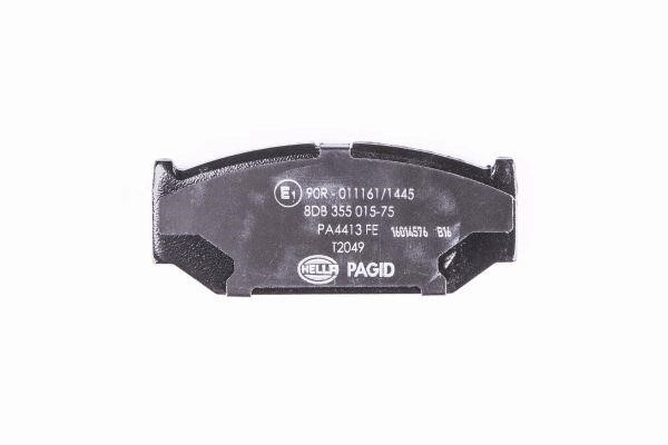 Brake Pad Set, disc brake Hella 8DB 355 015-751