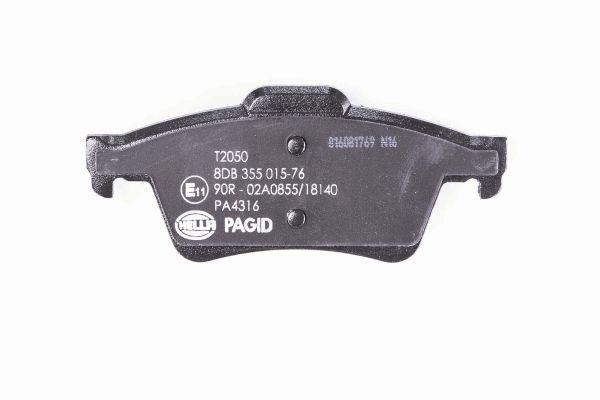 Brake Pad Set, disc brake Hella 8DB 355 015-761