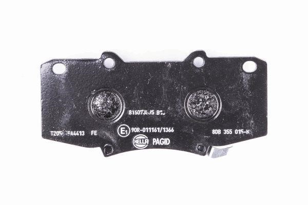 Brake Pad Set, disc brake Hella 8DB 355 015-821