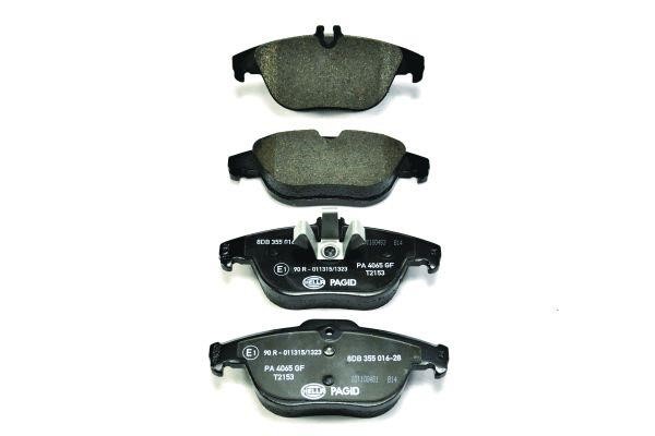 Hella 8DB 355 016-281 Brake pad set 8DB355016281 8DB355016281 Hella Brake pad set