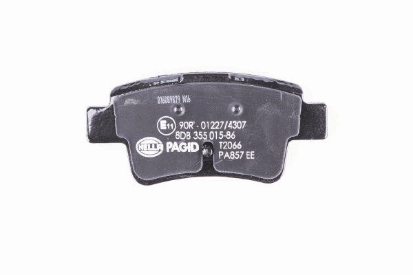 Brake pad set Hella 8DB 355 015-861