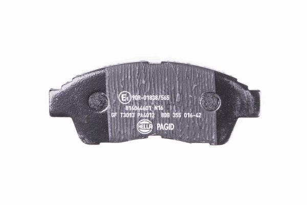 Brake Pad Set, disc brake Hella 8DB 355 016-421