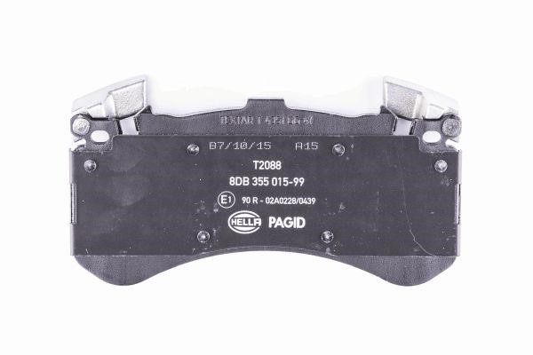 Brake Pad Set, disc brake Hella 8DB 355 015-991