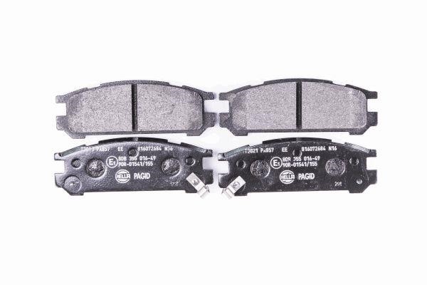 Hella 8DB 355 016-491 Brake Pad Set, disc brake 8DB355016491