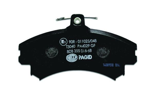 Brake pad set Hella 8DB 355 016-681