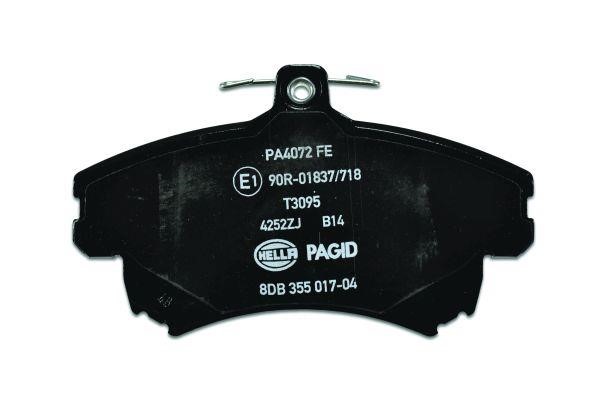 Brake Pad Set, disc brake Hella 8DB 355 017-041