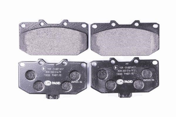 Hella 8DB 355 016-791 Brake Pad Set, disc brake 8DB355016791