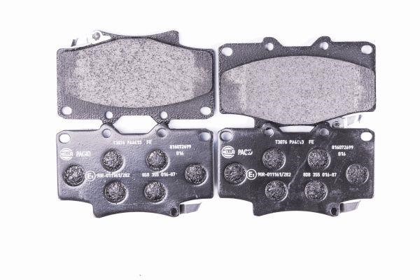 Hella 8DB 355 016-871 Brake Pad Set, disc brake 8DB355016871
