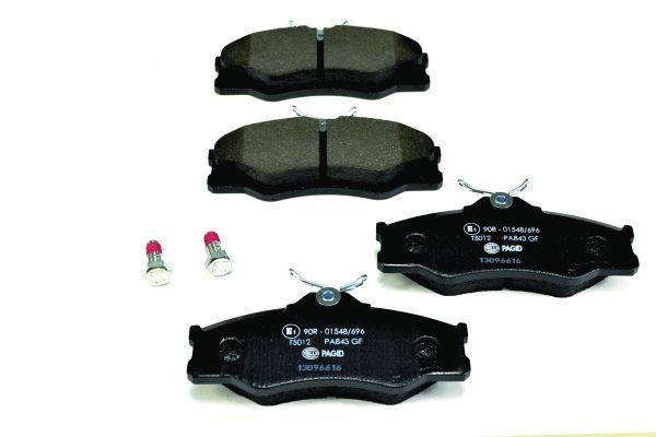 Hella 8DB 355 017-661 Brake Pad Set, disc brake 8DB355017661