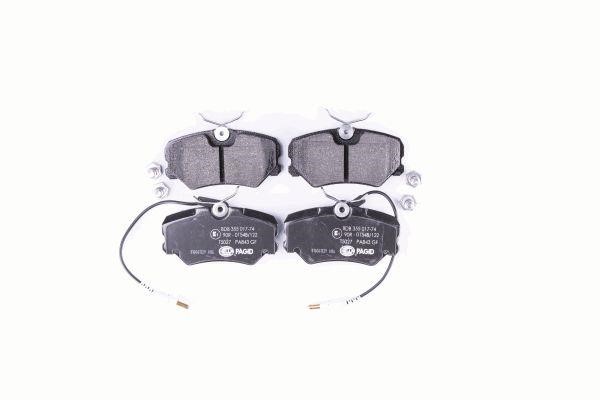 Hella 8DB 355 017-741 Brake Pad Set, disc brake 8DB355017741