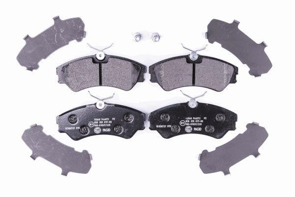 Hella 8DB 355 017-881 Brake Pad Set, disc brake 8DB355017881