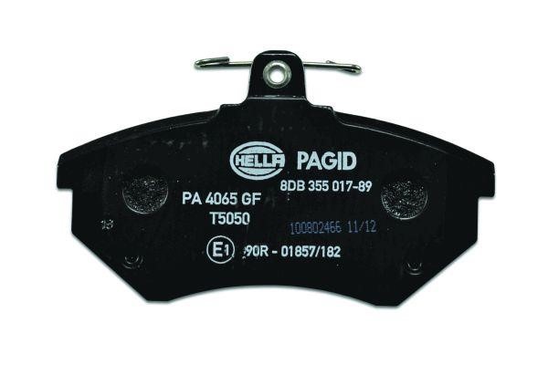 Brake pad set Hella 8DB 355 017-891