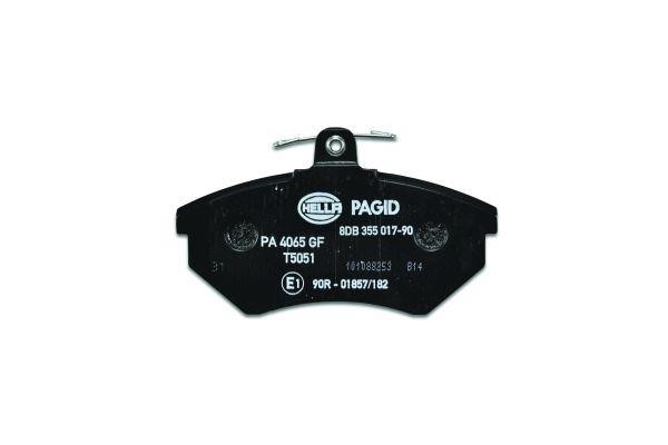 Brake Pad Set, disc brake Hella 8DB 355 017-901