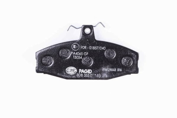 Brake Pad Set, disc brake Hella 8DB 355 017-931