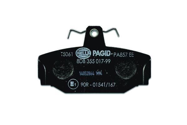 Brake pad set Hella 8DB 355 017-991