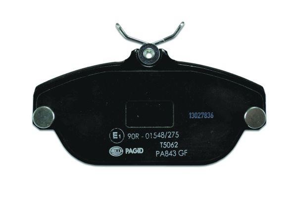 Brake Pad Set, disc brake Hella 8DB 355 018-001