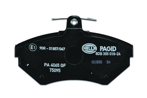 Brake pad set Hella 8DB 355 018-241