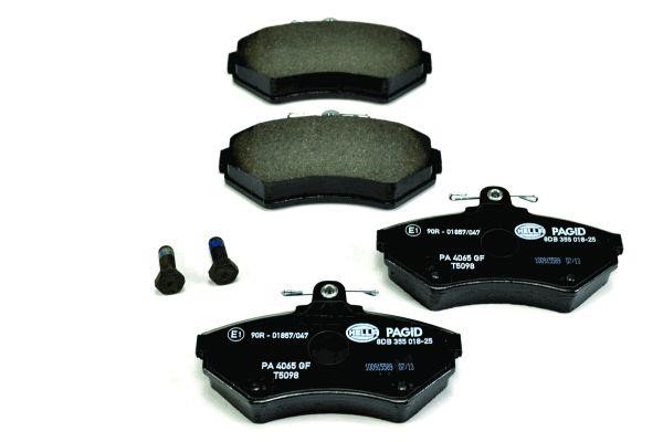 Hella 8DB 355 018-251 Brake Pad Set, disc brake 8DB355018251
