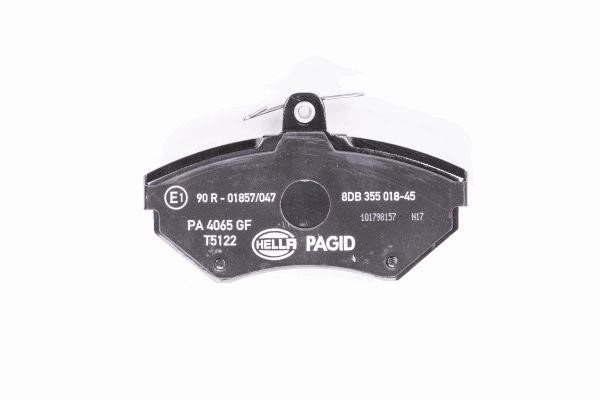 Brake Pad Set, disc brake Hella 8DB 355 018-451