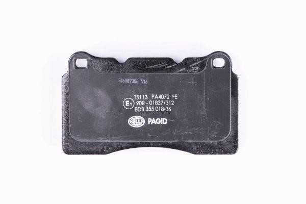 Brake pad set Hella 8DB 355 018-361