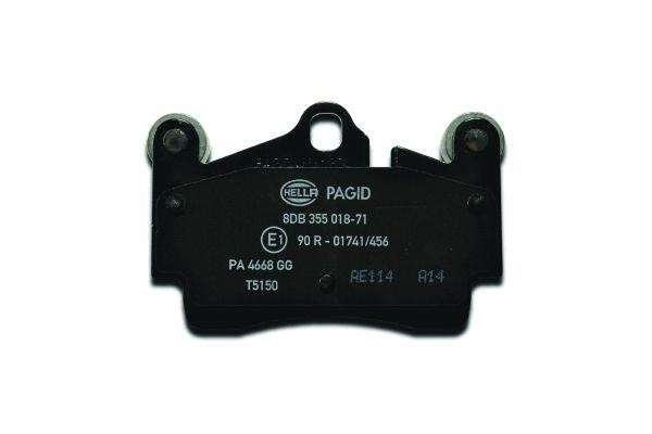 Brake pad set Hella 8DB 355 018-711