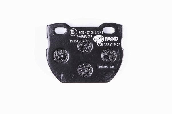 Brake pad set Hella 8DB 355 019-231