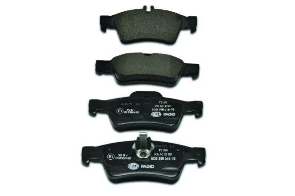 Hella 8DB 355 018-751 Brake Pad Set, disc brake 8DB355018751