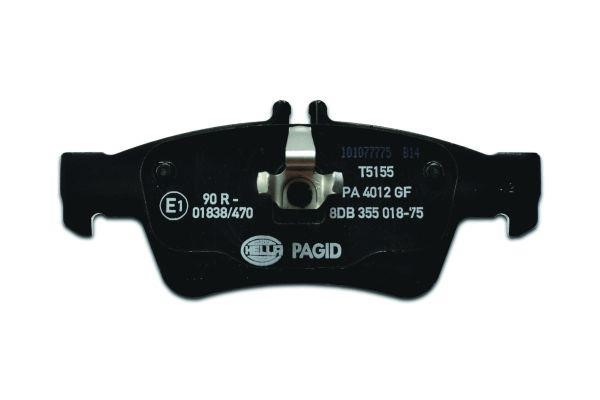 Brake pad set Hella 8DB 355 018-751