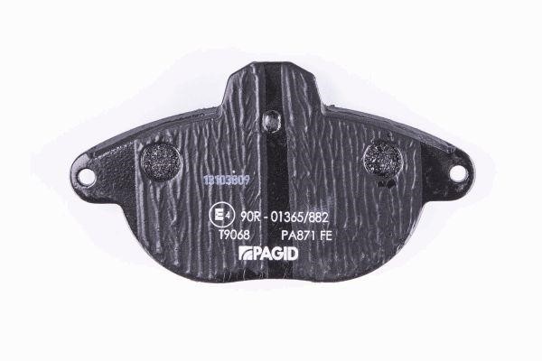 Brake Pad Set, disc brake Hella 8DB 355 019-281