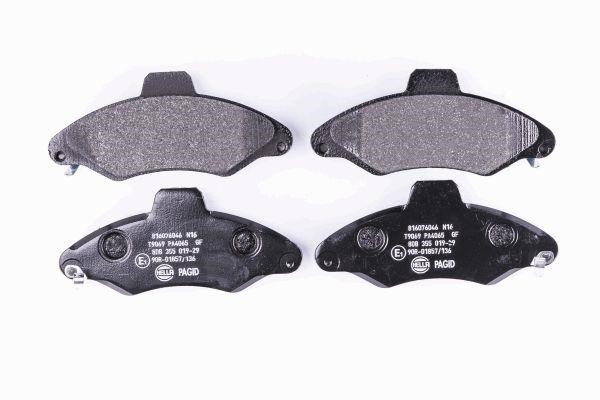 8DB355019291 Hella Brake pad set