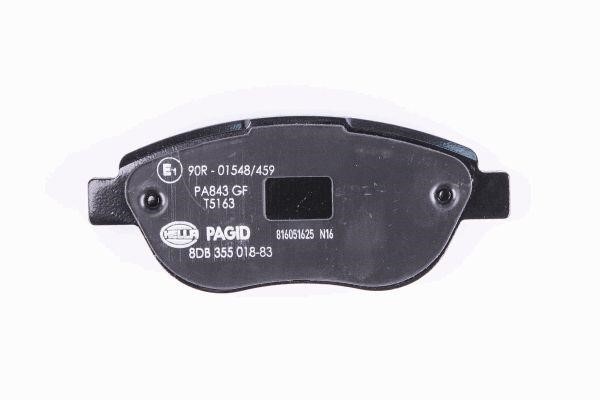 Brake pad set Hella 8DB 355 018-831