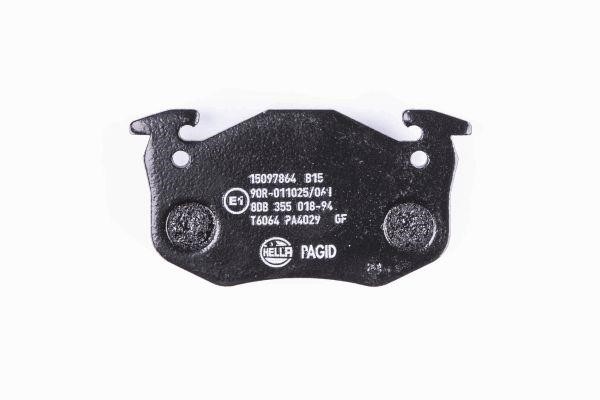 Brake pad set Hella 8DB 355 018-941