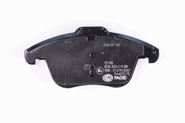 Brake Pad Set, disc brake Hella 8DB 355 019-881
