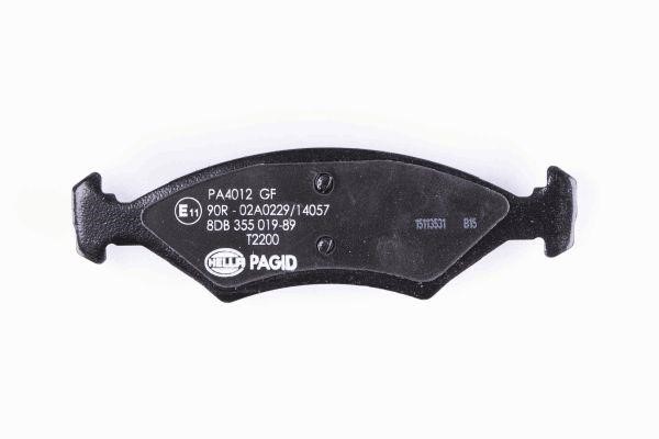 Brake Pad Set, disc brake Hella 8DB 355 019-891