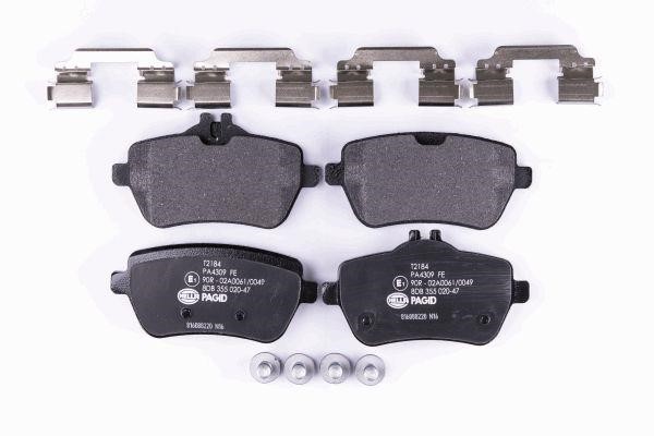 Hella 8DB 355 020-471 Brake Pad Set, disc brake 8DB355020471