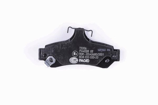 Brake Pad Set, disc brake Hella 8DB 355 020-531