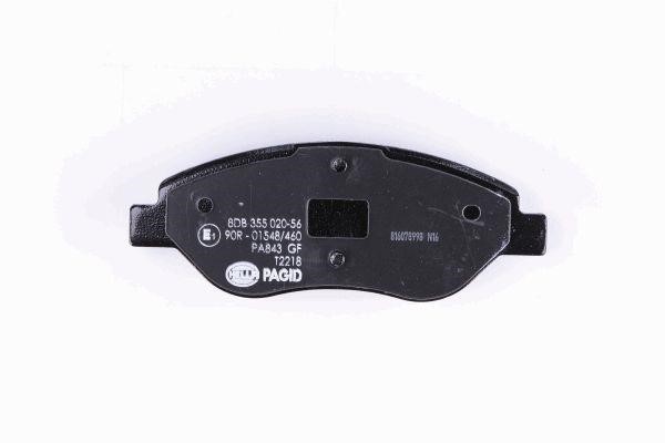 Brake Pad Set, disc brake Hella 8DB 355 020-561