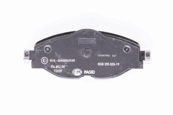 Brake pad set Hella 8DB 355 020-191