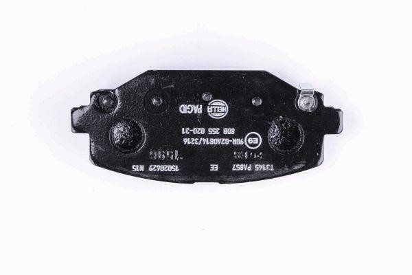 Brake pad set Hella 8DB 355 020-311