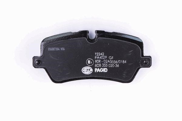 Brake pad set Hella 8DB 355 020-361