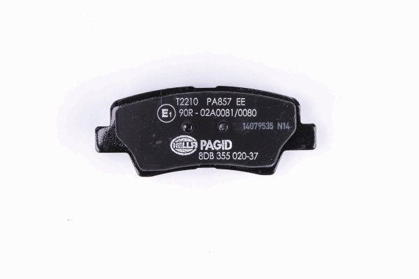 Brake Pad Set, disc brake Hella 8DB 355 020-371